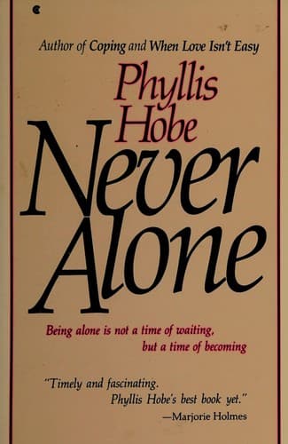 Tapa de Never alone