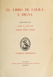 Tapa de El libro de Calila e Digna