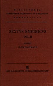 Tapa de Sexti Empirici Opera