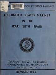 Tapa de The United States Marines in the war with Spain