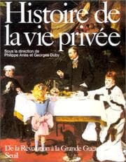 Tapa de Histoire de la vie privée, tome 4