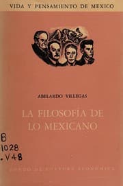 Tapa de La filosofía de lo mexicano