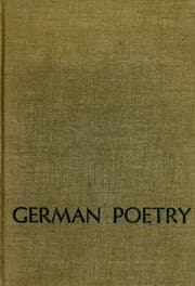 Tapa de German poetry