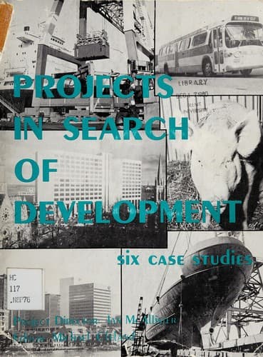 Tapa de Projects in search of development