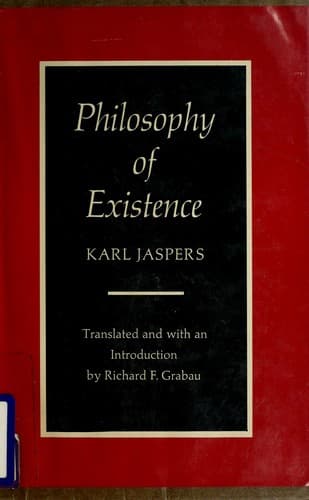 Tapa de Philosophy of existence