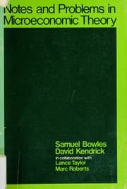 Tapa de Notes and problems in microeconomic theory