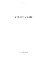 Tapa de Kerzenmagie