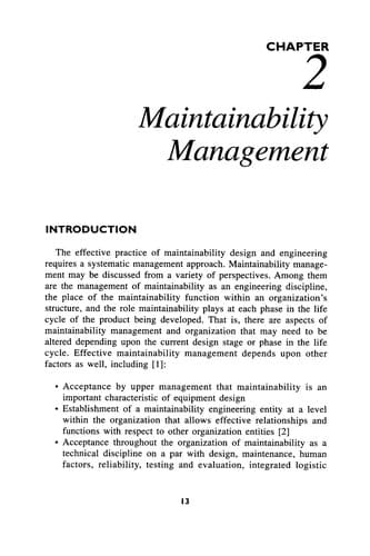 Tapa de Engineering Maintainability