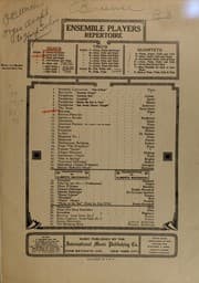 Tapa de Berceuse, duo, organ, harp or piano