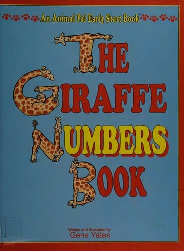 Tapa de Giraffe Number (Animal Pal Books)