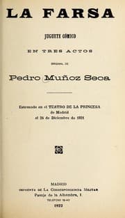 Tapa de La farsa