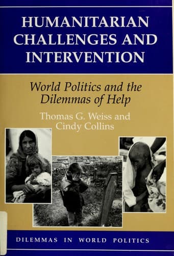 Tapa de Humanitarian challenges and intervention
