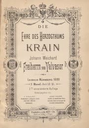 Tapa de Die Ehre des Herzogthums Krain