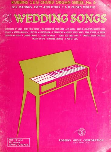 Tapa de 21 wedding songs