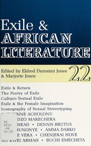 Tapa de Exile & African literature