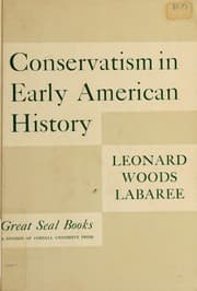Tapa de Conservatism in early American history