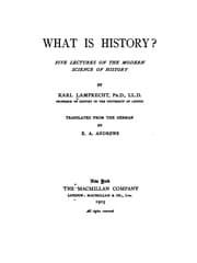 Tapa de What is history?