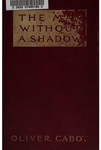 Tapa de The man without a shadow