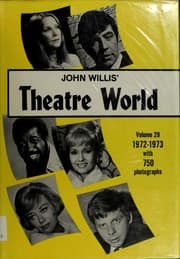 Tapa de Theatre World 1972-1973 Vol 29
