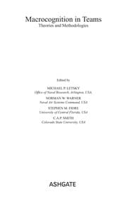 Tapa de Macrocognition in teams