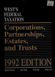 Tapa de West's federal taxation