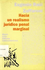 Tapa de Hacia un realismo jurídico penal marginal