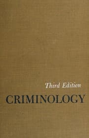 Tapa de Criminology