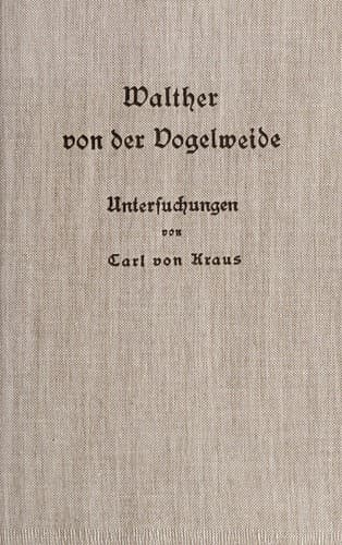 Tapa de Walther von der Vogelweide