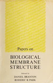 Tapa de Papers on biological membrane structure