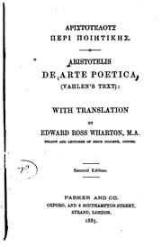 Tapa de Aristotelous Peri Poiētikēs =: Aristotelis De Arte Poetica (Vahlen's Text)