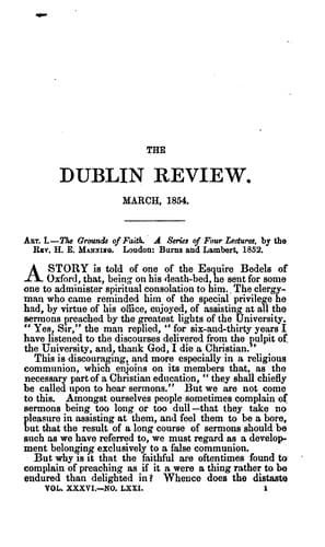 Tapa de The Dublin Review
