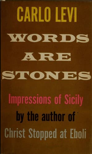 Tapa de Words are stones