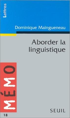 Tapa de Aborder la linguistique