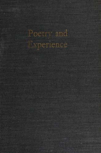 Tapa de Poetry and experience