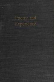 Tapa de Poetry and experience