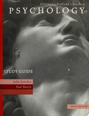 Tapa de Study Guide to Accompany Psychology, Sixth Edition
