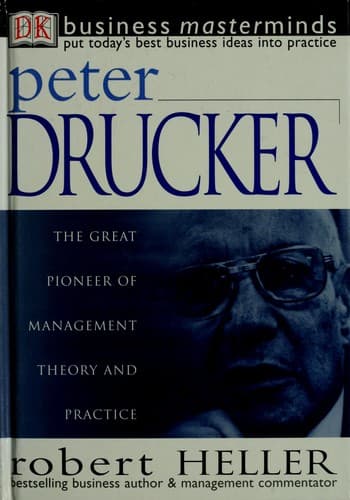 Tapa de Peter Drucker