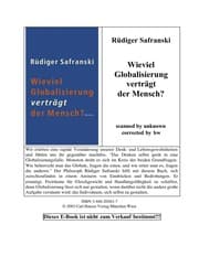 Tapa de Wieviel Globalisierung vertr agt der Mensch?