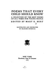 Tapa de Poems that Every Child Should Know: A Selection of the Best Poems of All Times for Young People