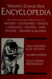 Tapa de Webster's Concise Desk Encyclopedia