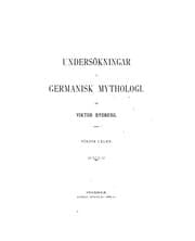 Tapa de Undersökningar i germanisk mythologi