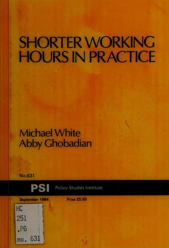 Tapa de Shorter Working Hours in Practice (Research Report)