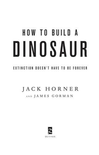 Tapa de How to build a dinosaur