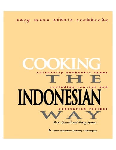 Tapa de Cooking the Indonesian way