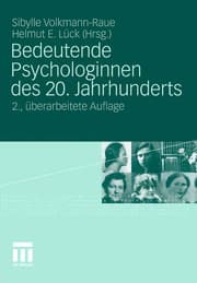 Tapa de Bedeutende Psychologinnen des 20. Jahrhunderts