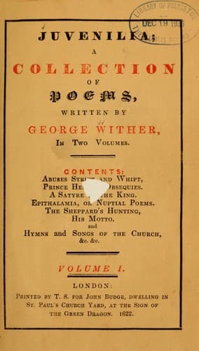 Tapa de Juvenilia
