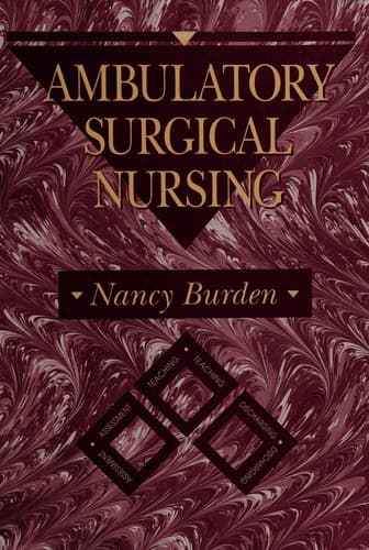 Tapa de Ambulatory surgical nursing