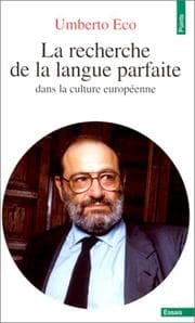 Tapa de La recherche de la langue parfaite dans la culture européenne