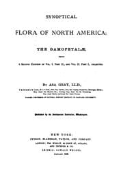 Tapa de Synoptical Flora of North America: The Gamopetalae, Being a Second Edition of Vol I Part II, and ..