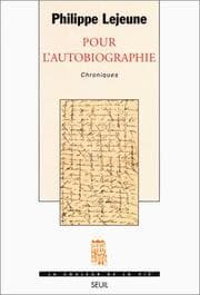 Tapa de Pour l'autobiographie